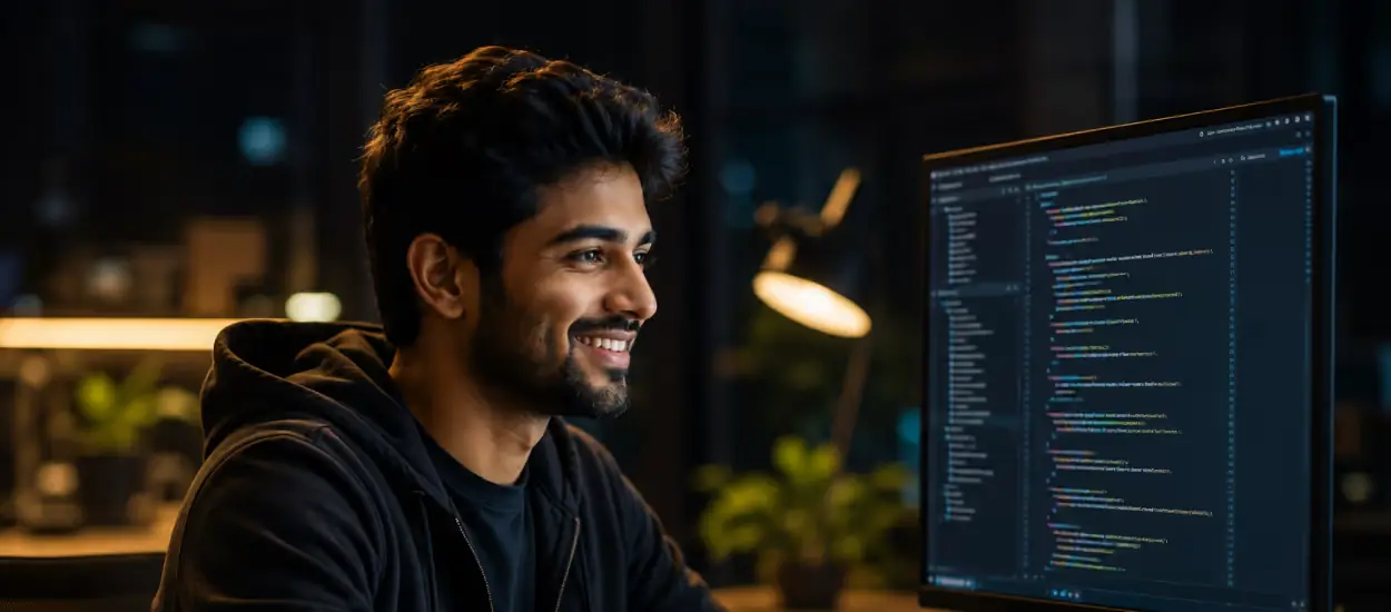 Engineer working directly with a client