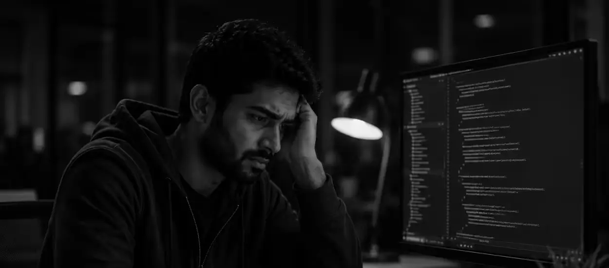 Engineer working alone on a ticket queue